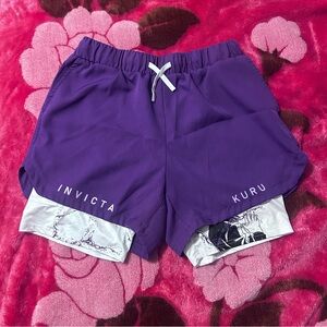 Invicta Kuru Purple Athletic Anime Shorts (Gojo)